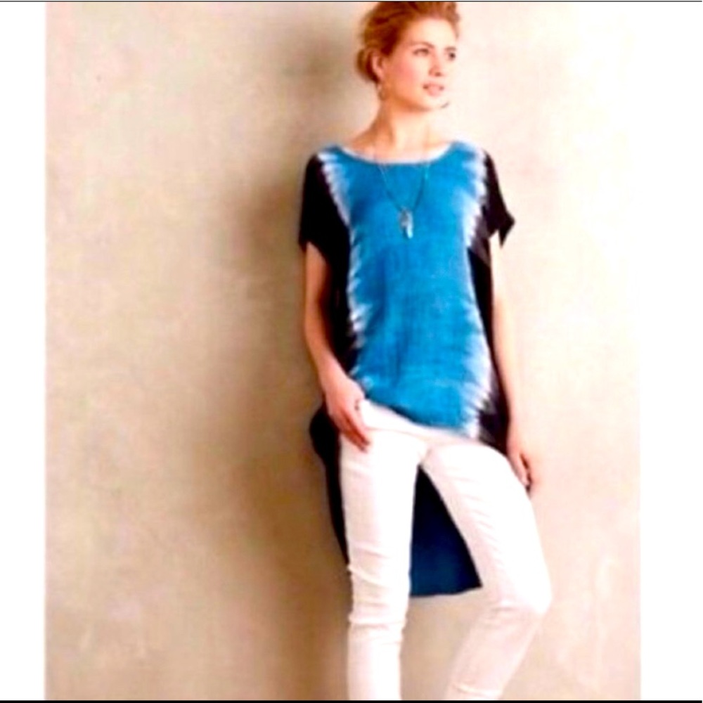 Anthropologie Stark X Tie Dye Tunic Top